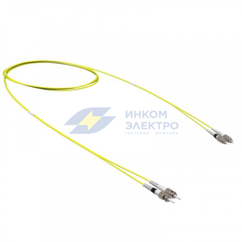 Шнур оптический коммутационный переходной Duplex ST-UPC/FC-UPC 9/125 OS2 10м DKC RNPC9DSUFU10