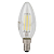 Лампа светодиодная филаментная LSCLB60 5W/827 230VFILCL 5Вт 2700К тепл. бел. E14 600лм B угол пучка 300град. 220-240В (замена 60Вт) прозр. стекло OSRAM 4058075684577