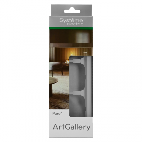 Рамка 3-м ArtGallery Pure матов. органич. стекло бел. SE GAL330103 фото 3
