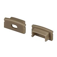 Заглушка LINE-1708 OLIVE GREY с отверстием пластик Arlight 038632