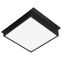 Светильник светодиодный DL-GRIGLIATO-S190x190-24W Day4000 (BK 100 deg 230) IP40 металл Arlight 045704