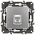 Розетка компьютерная 1-м Elegance 14-3107-03 RJ45 IP20 механизм алюм. Эра Б0034304