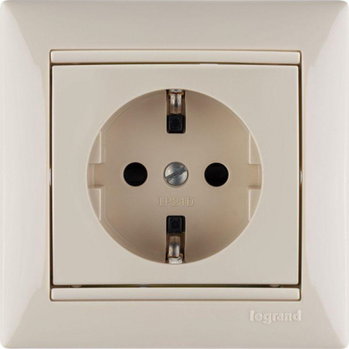 Розетка 1-м СП Valena 16А IP21 230/250В 2P+E с заземл. защ. шторки на винтах механизм сл. кость IEK 774321 фото 3 Розетка 1-м СП Valena 16А IP21 230/250В 2P+E с заземл. защ. шторки на винтах механизм сл. кость IEK 774321 фото 3