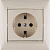 Розетка 1-м СП Valena 16А IP21 230/250В 2P+E с заземл. защ. шторки на винтах механизм сл. кость IEK 774321