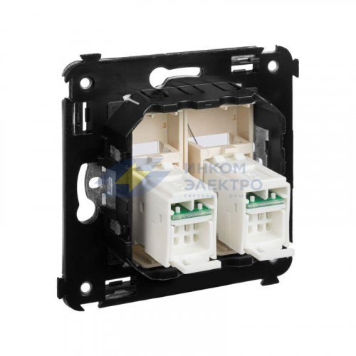 Розетка компьютерная 2-м СП Avanti &amp;quot;Ванильная дымка&amp;quot; RJ45 кат.5E DKC 4405464 фото 4