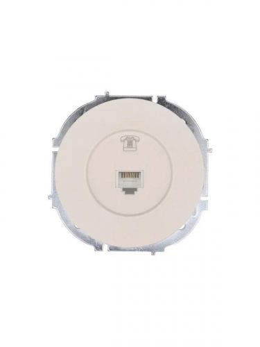 Розетка телефонная СП OSEN RJ11 евро механизм сл. кость LEZARD 743-9088-137 Розетка телефонная СП OSEN RJ11 евро механизм сл. кость LEZARD 743-9088-137