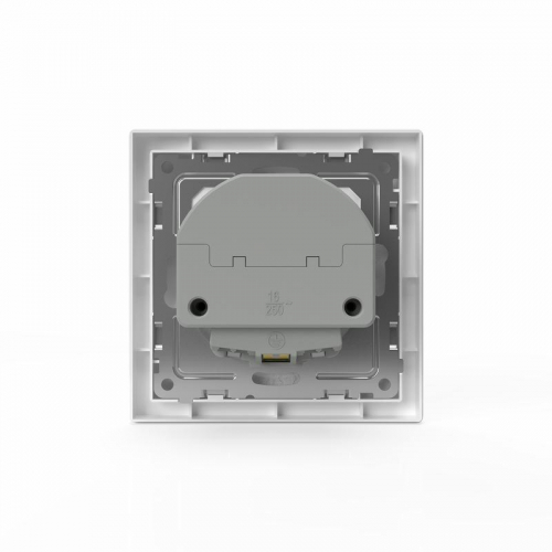 Розетка 1-м СП Pixel IP20 с заземл. с 2-мя заряд. устр. USB тип A+A механизм бел. TOKOV ELECTRIC TKE-PX-R1U2A-C01 фото 2