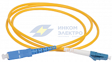 Патч-корд оптический коммутационный переходной для одномодового кабеля (SM); 9/125 (OS2); LC/UPC-SC/UPC (Simplex) (дл.10м) ITK FPC09-LCU-SCU-C1L-10M