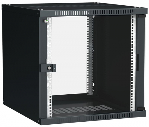 Шкаф LINEA WE 9U 600x450мм дверь стекло черн. ITK LWE5-09U64-GF Шкаф LINEA WE 9U 600x450мм дверь стекло черн. ITK LWE5-09U64-GF