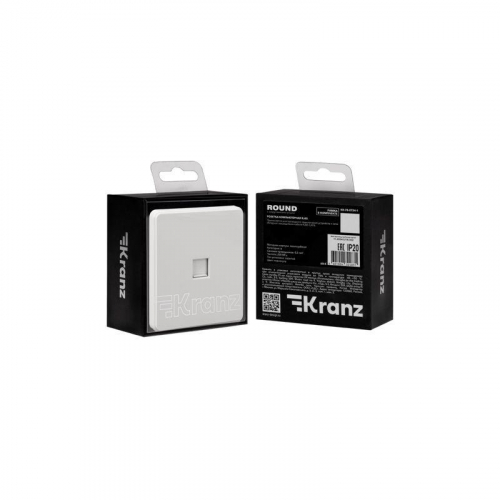 Розетка компьютерная СП ROUND MIELE RJ45 кат.6 перламутр Kranz KR-78-0724-1 фото 7 Розетка компьютерная СП ROUND MIELE RJ45 кат.6 перламутр Kranz KR-78-0724-1 фото 7