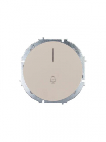 Кнопка звонка СП OSEN с подсветкой механизм сл. кость LEZARD 743-9088-108