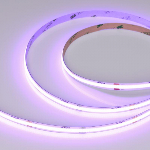 Лента светодиодная COB-X480-8mm 24V Violet 8Вт/м IP20 (уп.5м) Arlight 047745 Лента светодиодная COB-X480-8mm 24V Violet 8Вт/м IP20 (уп.5м) Arlight 047745