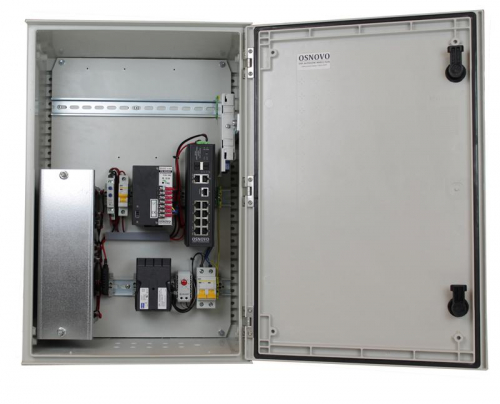Коммутатор уличный управляемый (L2+) OSP-46TB1(SW-80822/ILR) на 10 портов с термостабил. и резерв. питанием на базе уличн. станции OSNOVO OSP-46TB1 OSNOVO 13768 Коммутатор уличный управляемый (L2+) OSP-46TB1(SW-80822/ILR) на 10 портов с термостабил. и резерв. питанием на базе уличн. станции OSNOVO OSP-46TB1 OSNOVO 13768