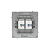 Розетка компьютерная 2-м KANT RJ45 кат.5E без шторки бел. магнолия DKC 7000664