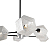 Светильник Floristic 30Вт G9х6 IP20 потолочн. Freya FR5328CL-06B