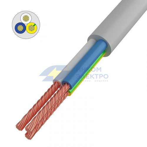 Провод ПВС 3х1.0 Б (уп.10м) Rexant 01-8044-10 Провод ПВС 3х1.0 Б (уп.10м) Rexant 01-8044-10