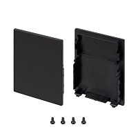 Заглушка SL-LINE-4050-3L-MIDDLE BLACK глухая пластик (комплект) Arlight 044676
