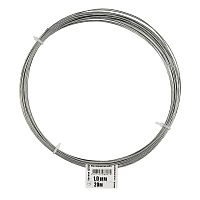 Трос для растяжки 1.0мм DIN 3055 стальной (уп.20м) Tech-Krep/Zitar 127840