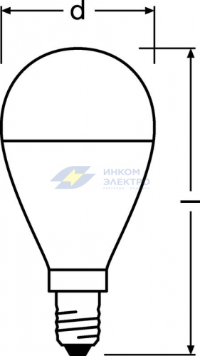 Лампа светодиодная LED Value LVCLP75 10SW/840 230В E14 10х1 RU OSRAM 4058075579743 фото 2