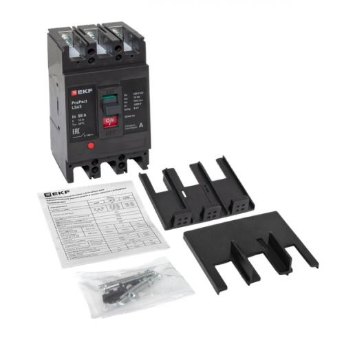 Выключатель автоматический 3п 50А 15кА LS63 ProPact EKF mccb-63-15-3-50-ls фото 2