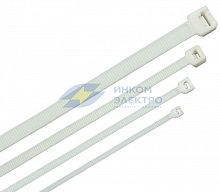 Хомут-стяжка для кабеля 2.5х100мм нейлон бел. (уп.100шт) ITK HKW-W25-L100
