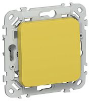 Выключатель 1-кл. СП FLITE ВС11-1-0-ФлЖК 10А механизм желт. карри IEK FI-V10-0-10-1-K44