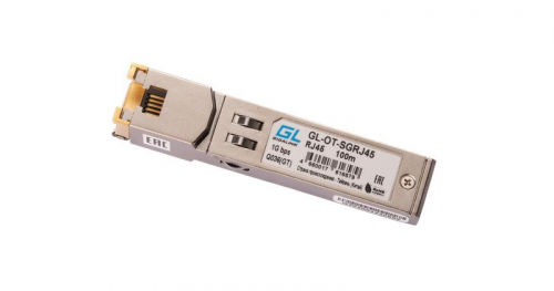 Модуль SFP 10/100/1000BaseT 1.25Гбит/с UTP RJ45 до 100м (GL-712) NIKOMAX GL-OT-SGRJ45 Модуль SFP 10/100/1000BaseT 1.25Гбит/с UTP RJ45 до 100м (GL-712) NIKOMAX GL-OT-SGRJ45