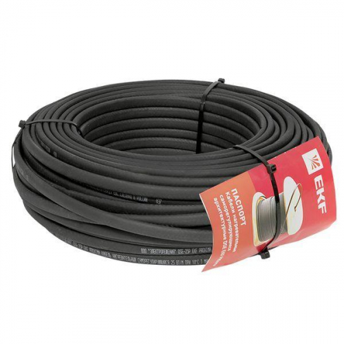 Кабель нагревательный саморег. DSE-25P 25Вт/м (уп.50м) EKF DSE-25P-50 фото 3