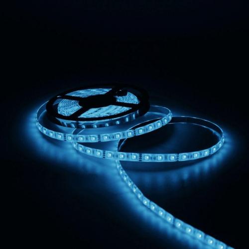 Лента светодиодная Black 5050/60-SMD 14.4Вт/м 6500К холод. бел. IP20 660лм/м 12В (блист.5м) GAUSS 312000314 фото 6