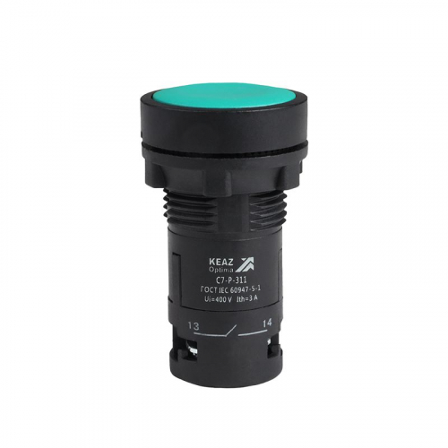 Кнопка OptiSignal Compact D22 С7-P-311 зел. 1НО+1НЗ XB7NA35 КЭАЗ 362044 Кнопка OptiSignal Compact D22 С7-P-311 зел. 1НО+1НЗ XB7NA35 КЭАЗ 362044