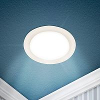Светильник светодиодный LED 17-24-6K 24Вт 6500К встраив. круглый ЭРА Б0057426