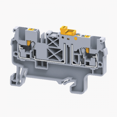 Клемма с ножевым размыкателем push-in OptiClip CPK-2.5-MT-N-I сер. КЭАЗ 331878