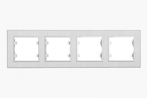 Рамка 4-м Karea LINE STAR жемчуж. Makel 86100704 Рамка 4-м Karea LINE STAR жемчуж. Makel 86100704