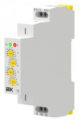 Реле циклическое TC 1 контакт 24-240В AC/DC IEK CTR-430-TC-1-1HD-U240-C00 фото 3 Реле циклическое TC 1 контакт 24-240В AC/DC IEK CTR-430-TC-1-1HD-U240-C00 фото 3
