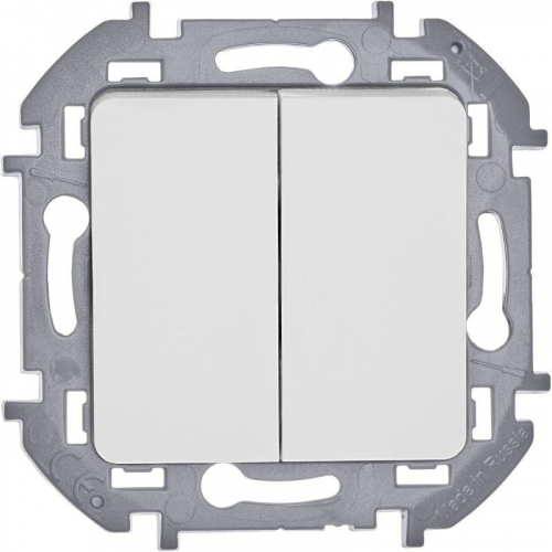 Выключатель 2-кл. Inspiria 10А IP20 250В 10AX механизм бел. IEK 673620 фото 5