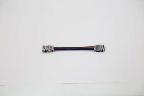 Разъем двойной 4PIN с проводом для LED ленты RGB 10мм (соединение 2х лент) VARTON V4-R0-70.0024.STR-0003 Разъем двойной 4PIN с проводом для LED ленты RGB 10мм (соединение 2х лент) VARTON V4-R0-70.0024.STR-0003