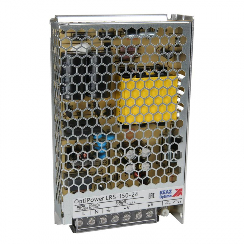Блок питания панельный OptiPower LRS 150-12 12.5A КЭАЗ 328882 Блок питания панельный OptiPower LRS 150-12 12.5A КЭАЗ 328882