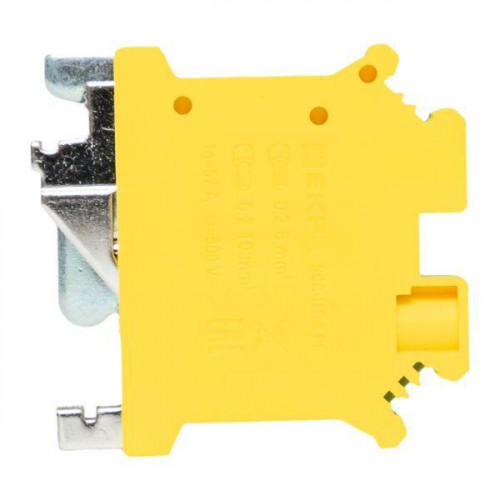 Колодка клеммная винтовая 6 UT земля EKF scr-ut-6-pe фото 5