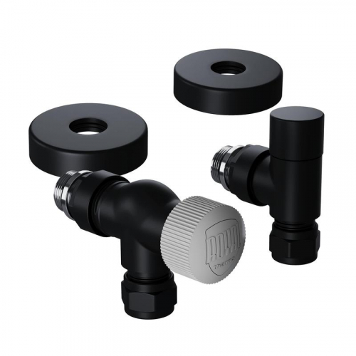 Набор термостатический осевой Design Pro 15мм М30х1.5 черн. Royal Thermo НС-1646644 фото 2