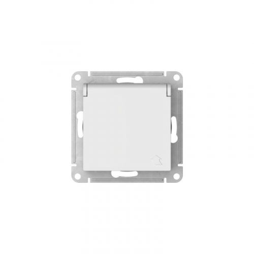 Розетка AtlasDesign 16А IP20 с заземл. защ. шторки с крышкой быстрозажим. клем. механизм бел. SE ATN000146S фото 7