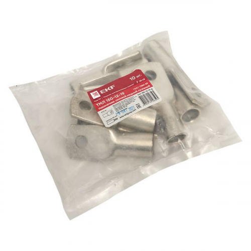 Наконечник медный луженый ТМЛ 150-12-19 PROxima EKF tml-150-12-19-g фото 2