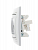 Розетка компьютерная + телефонная 2-м СП Mira RJ45 + RJ11 сер. метал. LEZARD 701-1010-143