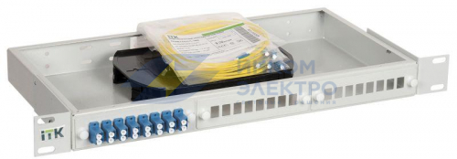 Кросс укомплектованный 1U LC (duplex) 8 портов (OS2) ITK FOBX24-1U-8LCUD09 Кросс укомплектованный 1U LC (duplex) 8 портов (OS2) ITK FOBX24-1U-8LCUD09