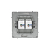 Розетка компьютерная 2-м KANT RJ45 кат.6A без шторки бел. магнолия DKC 7000674