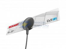 Антенна ТВ комнатная для цифрового телевидения DVB-T2 на присоске &quot;АКТИВНАЯ&quot; (модель RX-257) Rexant 34-0257