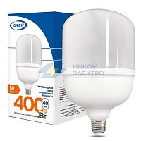 Лампа светодиодная высокой мощности ILED-SMD5730-Т120-40-3600-220-6.5-E27 40 Вт 6500К холод. бел. 3600лм E27 220В IONICH 1618