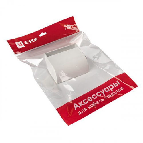 Заглушка 100х40 бел. Plast PROxima (уп.2шт) EKF ecw-100-40x2 фото 6