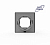 Рамка 1-м Pixel IP44 карбон TOKOV ELECTRIC TKE-PX-RM1-C14-IP44