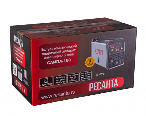 Инвертор сварочный САИПА-160 (MIG/MAG) Ресанта 65/134 фото 8