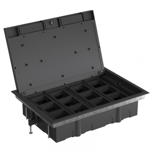 Люк MultiDesk MDK10 на 24мод. IP40 с монтажной коробкой для фальшпола SE MDK10124 фото 4 Люк MultiDesk MDK10 на 24мод. IP40 с монтажной коробкой для фальшпола SE MDK10124 фото 4